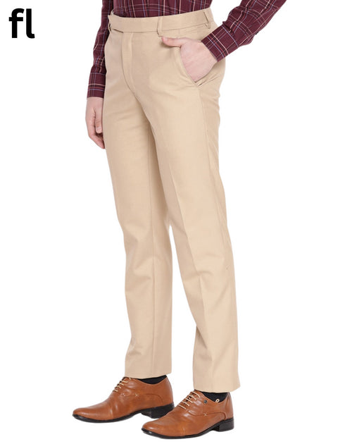 Men's Camel Light Premium Pant Suiting Stuff Export Quality